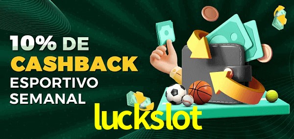 10% de bônus de cashback na luckslot
